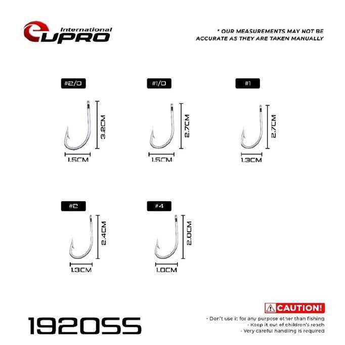 Fishx- Eupro O'Shaughnessy 1920Ss Stainless Steel Fishing Hook | Kail Pancing