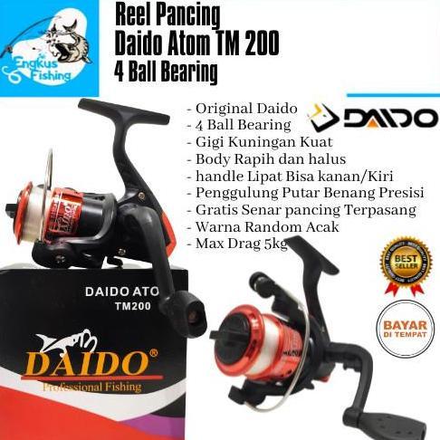 Fishx- Paket Set Lengkap Pancing Reel Daido, Joran 1,5M & Tas (Banyak Bonus)