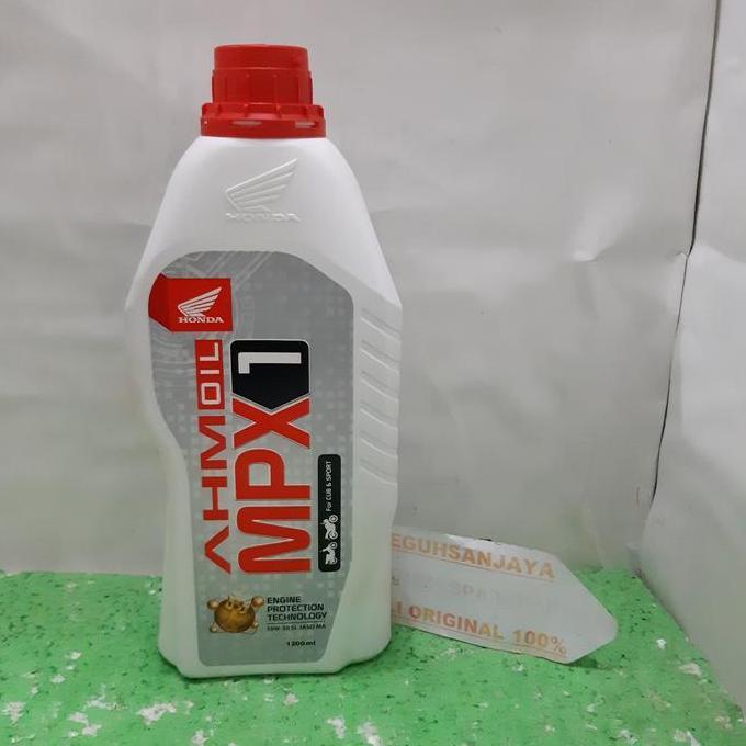Olinol- Oli Honda Ahm Oil Mpx 1 1200 Ml / 1.2 Liter 10W-30 Sl Jaso Ma