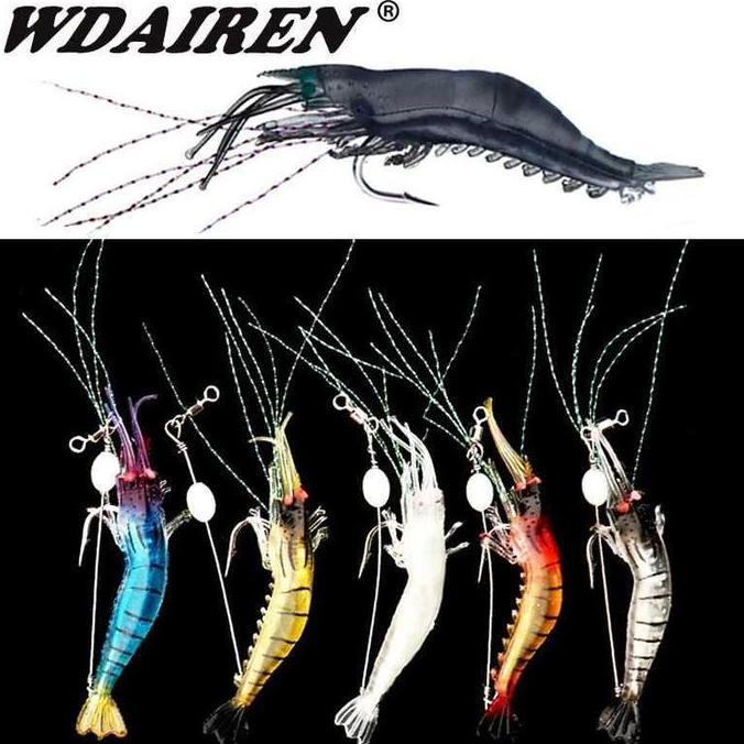 Fishx- Kail Pancing / Umpan Kail / Mata Kail Udang Kecil Luminous Shrimp