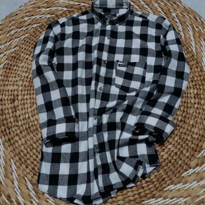 Xxxy- Kemeja Flanel Unisex Pria Wanita Motif Catur #2 Kotak Panjang Casual