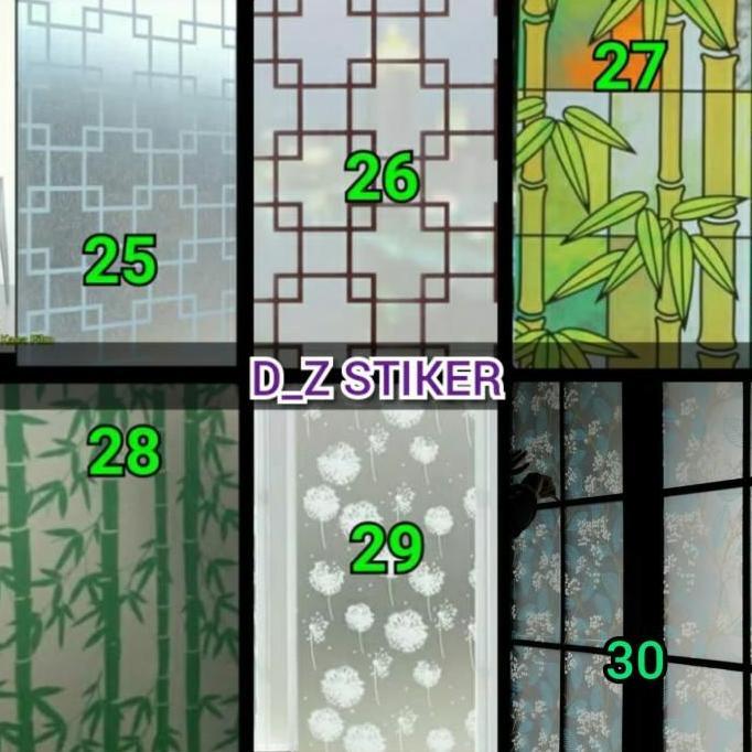 STIKER KACA / STICKER KACA/SUNBLAST MOTIF ARTISTIK