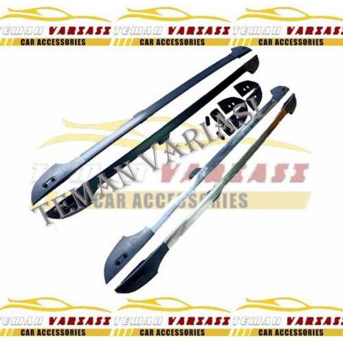 ROOF RAIL KAKI 3 AVANZA / XENIA HITAM CROM UNIVERSAL SEMUA MOBIL ASLI