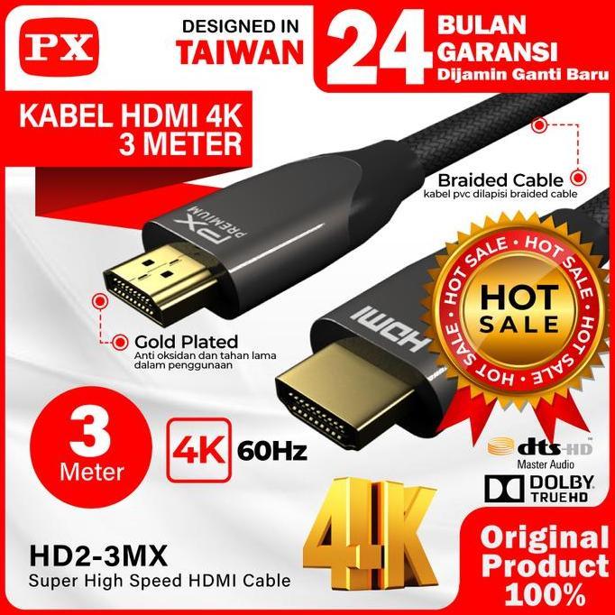 PX HDMI Cable Premium HD2-3MX