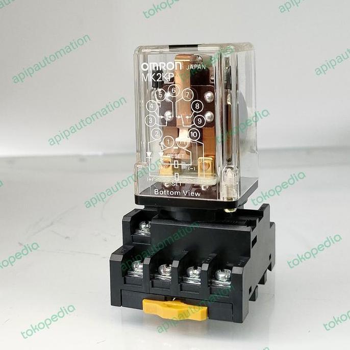 Update (1) RELAY OMRON MK2KP 110VAC 11PIN RELAY OMRON ASLI MADE IN JAPAN apipe32