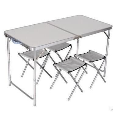 Furnibest Meja Kursi Lipat Meja Piknik Meja Kursi Portable