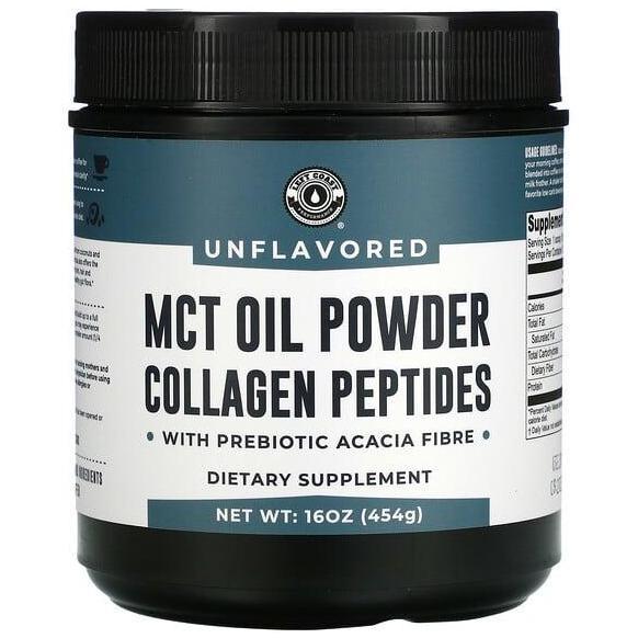 Left Coast Performance MCT Oil Powder Collagen Peptides 454 g