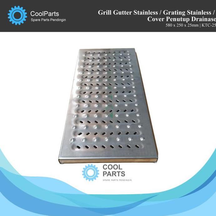 Grill Gutter Stainless/ Grating Stainless / Cover Penutup Drainase