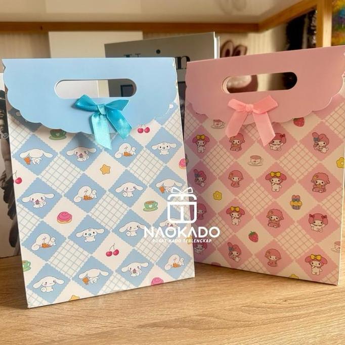 Picx- Paper Bag Pilih Ukuran / Paper Bag Ready Stock / Paper Bag Full Ukuran / Paper Bag Aesthetic /
