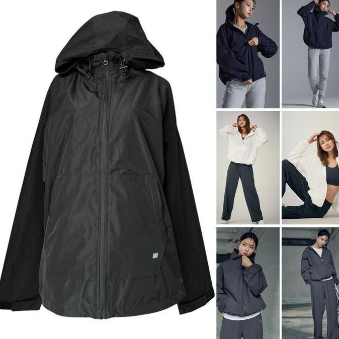 PROMO DISKON - [Minne] STL Woven Jacket String Hoodie Water Resistant With Two Pocket