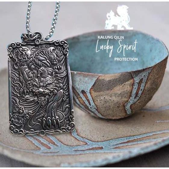Kalung Liontin Qilin Lucky Spirit (BRP10)