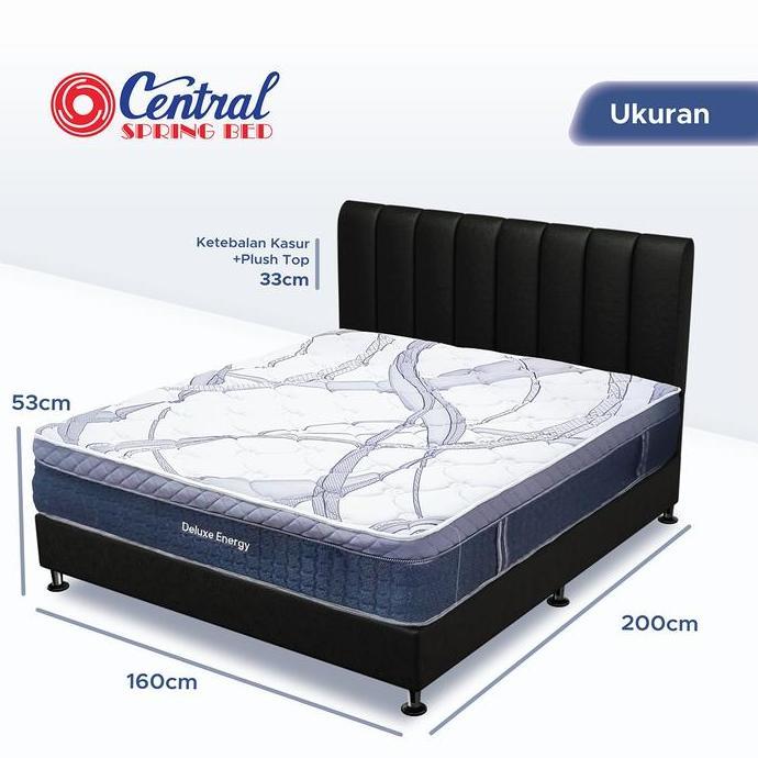 Central Spring Bed Springbed Central Grand Deluxe 160 x 200 Full Set (TERBAIK) (TERBARU) (TERMURAH)