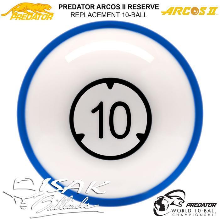 Predator Arcos Ii 10-Ball | Replacement Bola Eceran Billiard Pool Asli
