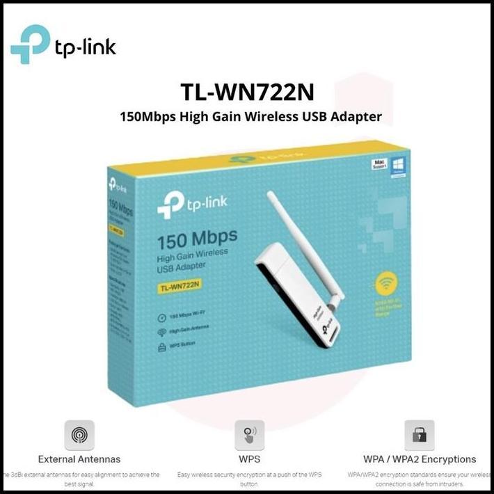 TP Link WN722 Wifi Wireless USB Adapter 150Mbps WN 722 TP-Link