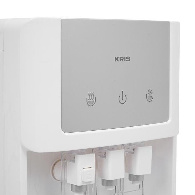 AZKO Kris Dispenser Air Bottom Loading Thermoelectric Cooling Dengan Roda - Putih Dispenser Galon Ba