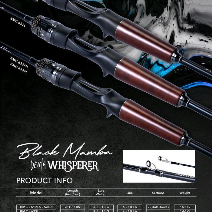 Joran Bc New Tridentech Black Mamba Fuji Alconite Xwrap Blank