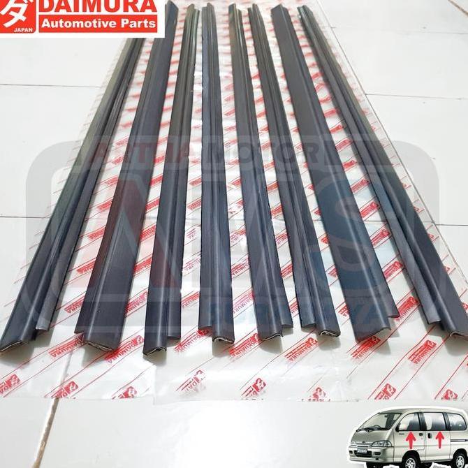 Kualitas terbaik] Karet Pelipit List Lis Kaca Weather strip Espass Minibus Station Real Van Realvan 