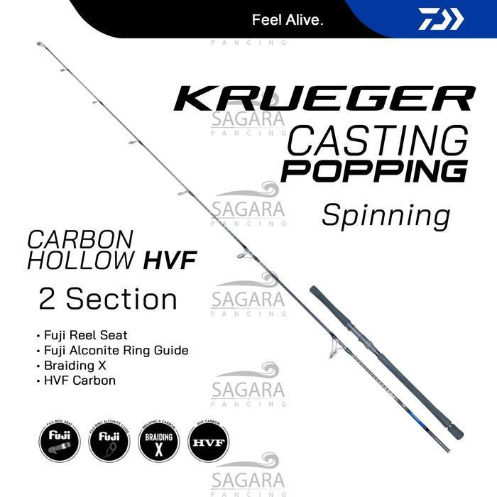 Joran Popping Daiwa Krueger | Joran Daiwa Krueger | Joran Popping | Joran Carbon Hollow Ring Fuji