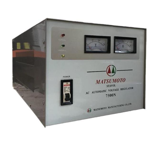 Stabilizer Matsumoto 7500N Matsumoto 7500 Va Setabilizer Listrik stavol ( servo motor control ) Mtsu