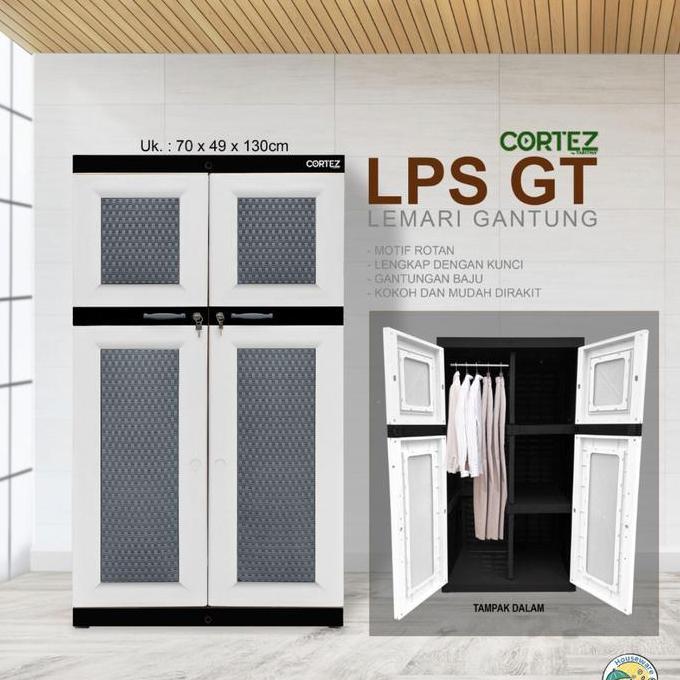 Lemari plastik gantung cortez