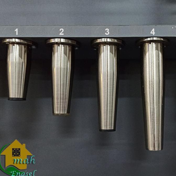 NEW - OEAlas kaki sofa KS101Pipa Kaki meja Kursi Kabinet Adjuster Stainless