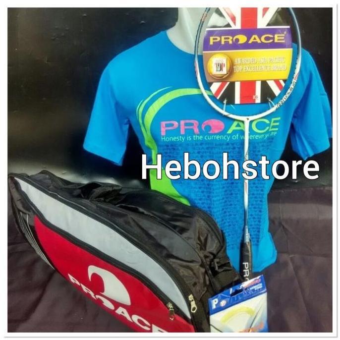 Loop- Raket Badminton Pro Ace Ss 1000 Komplit Original