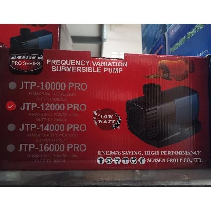 TERBARU - Sunsun JTP12000 / JTP 12000 Pompa Celup Kolam Aquarium Low Watt