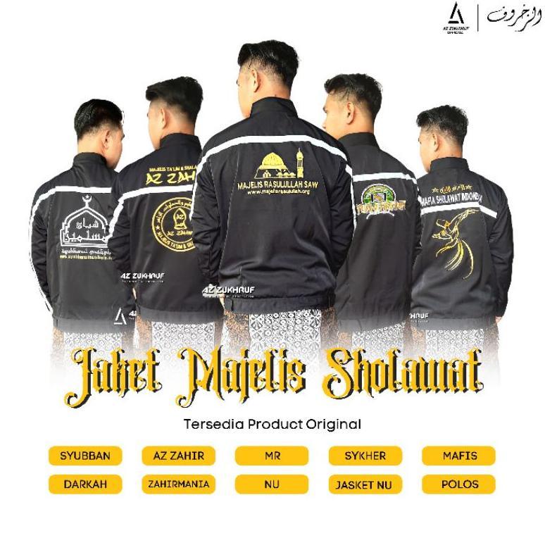 NEW CU CI GUDANG . Jaket Majelis Rasulullah Sholawat Terlengkap Termurah / Terlaris Original Az Zukh