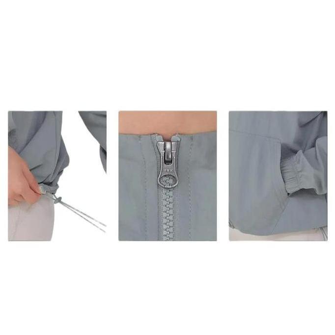 BEBAS ONGKIR - [Minne] STL Match Up Woven Out Pocket Hoodie Jacket / STL Jaket Olahraga Unisex