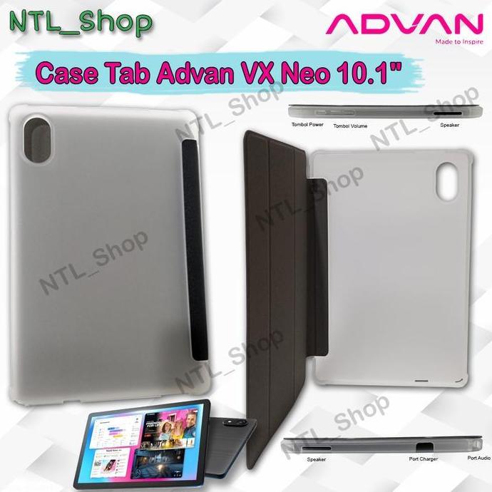 TERMURAH - Case Tab Advan  VX Neo 10.1"   Flip  Casing tab Advan  VX Neo Cover Advan Tab VX Neo
