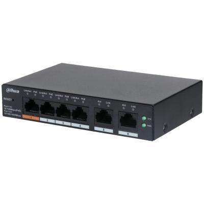 Dahua Switch Poe 4 Port Cs4006-4Et-60 Dahua Cloud Managed Switch Poe Ethernet 4-Port Poe 60 Watt Rea
