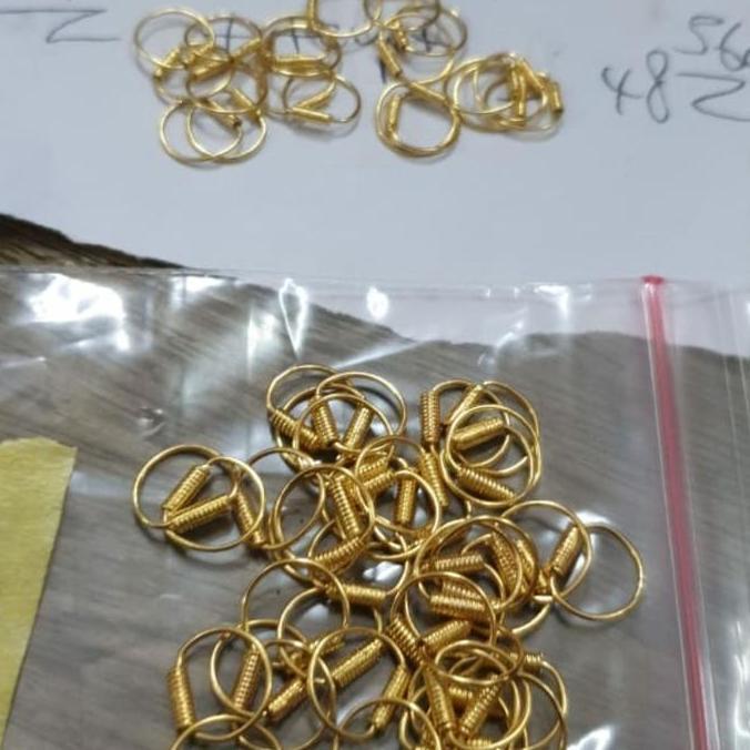 Anting bayi newborn seperempat 0,25 gram 0,25gr 1/4 emas muda asli 375
