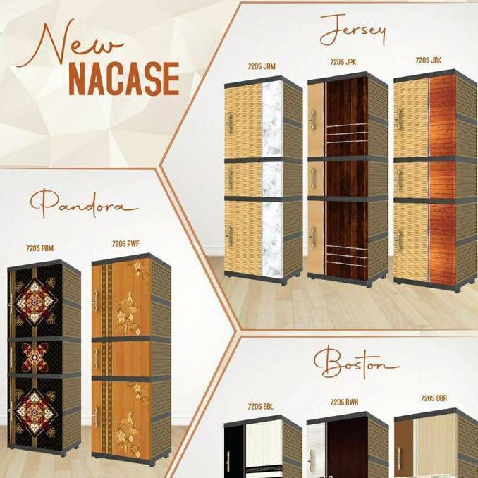 PROMO - LEMARI PLASTIK NAIBA NACASE 5 SUSUN (7204)
