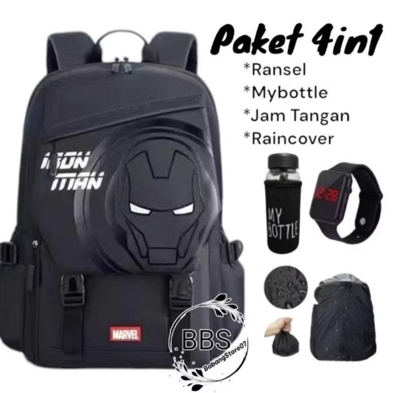 Grosir Tas Sekolah Anak Sd Smp Marvel Berbonus Ransel Anak Laki Laki