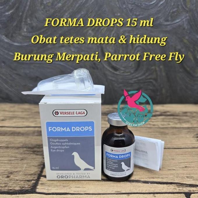 TERMURAH - VERSELE LAGA FORMA DROPS 15 ML VITAMIN TETES MATA BURUNG MENJADIKAN MATA BURUNG LEBIH JEL