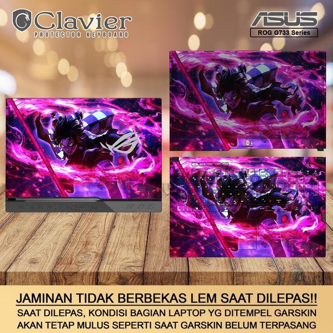 NEW Cover Garskin Laptop Asus ROG G733 G733Q G733QR G733QS Gambar Fullbody