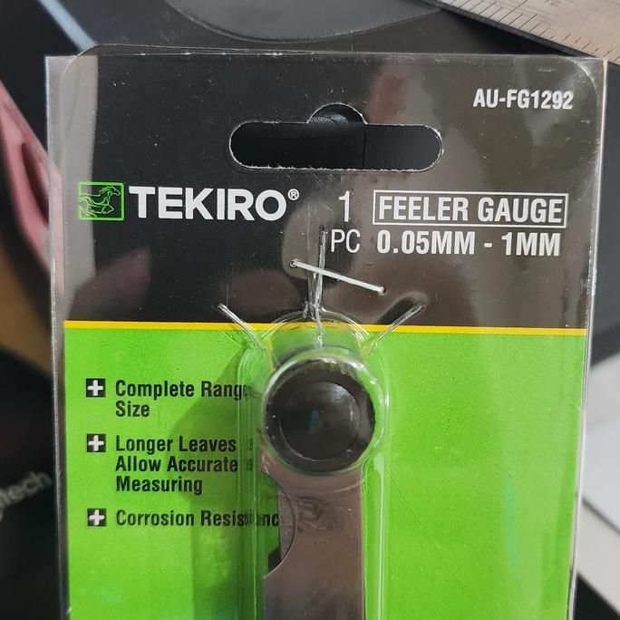 STYLENO TEKIRO FEELER GAUGE TEKIRO 13 PCS ALAT UKUR CELAH SETELAN KLEP MOTOR