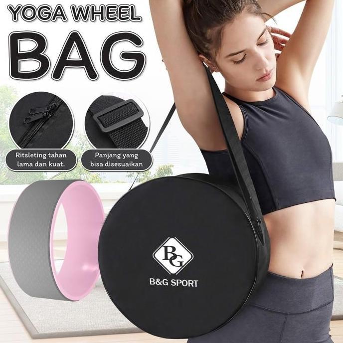 PAPANDAYAN BG SPORT Yoga Wheel I Roller Yoga Plates + Tas