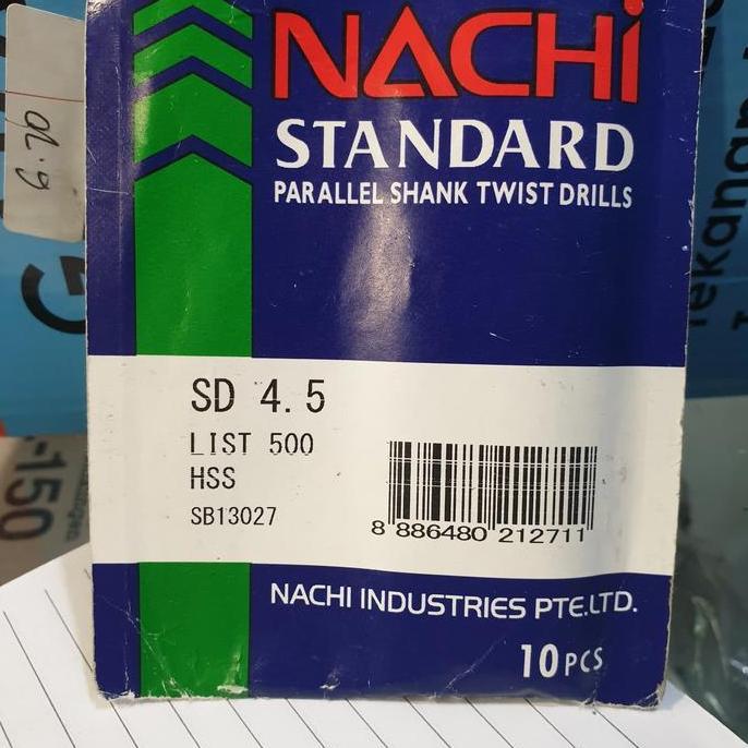 STYLENO MATA BOR NACHI 4,5 MM 4.5MM 4.5 MM MATA BOR BESI NACHI