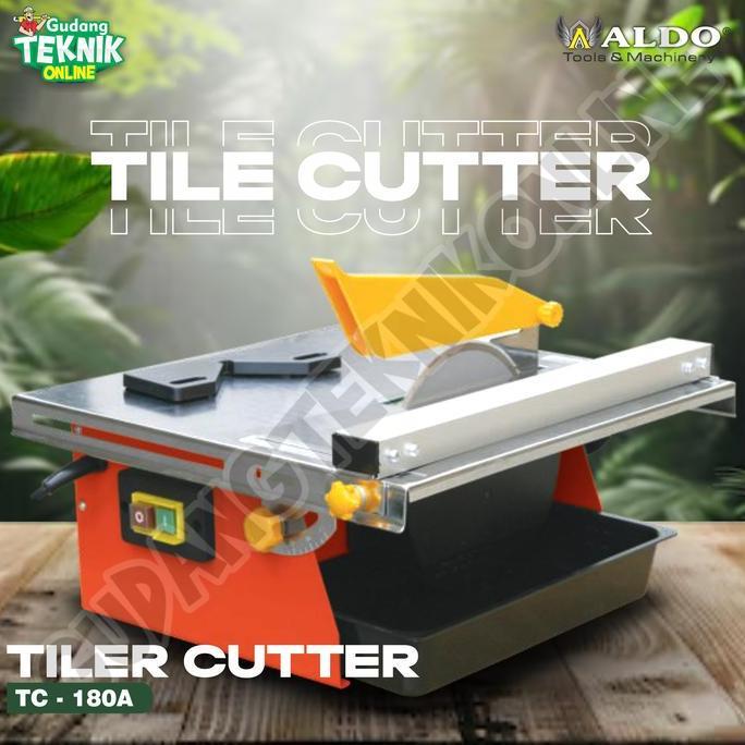 PAPANDAYAN Mesin Potong Keramik 7" LISTRIK ALDO TC-180A 500W / Mesin Pemotong Keramik Granit Granite