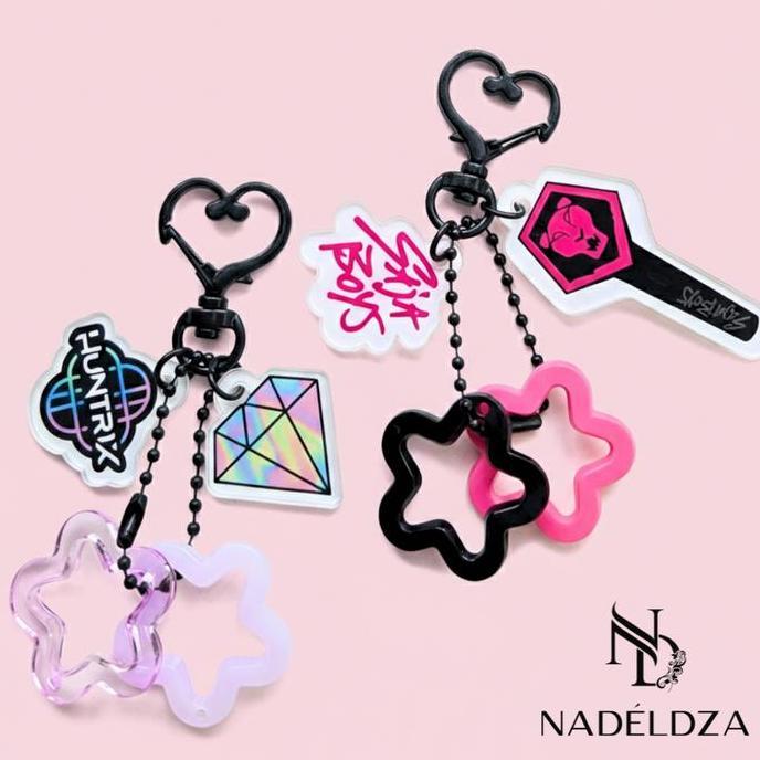 NAKATEKNO Nadeldza Mini Strap Bag Charm Lightstick KPOP Huntrix NCT Blakcpink BTS/ Gantungan Aksesor