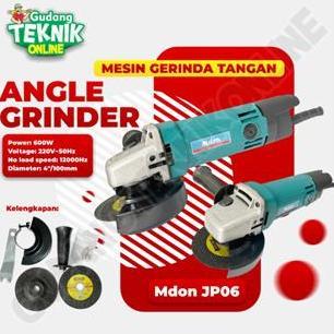 SABILULUNGAN Mesin Gerinda Mdon JP06 - Grinda 4inch Disc Grinder Angle Grinder Mdon Gerinda Tangan