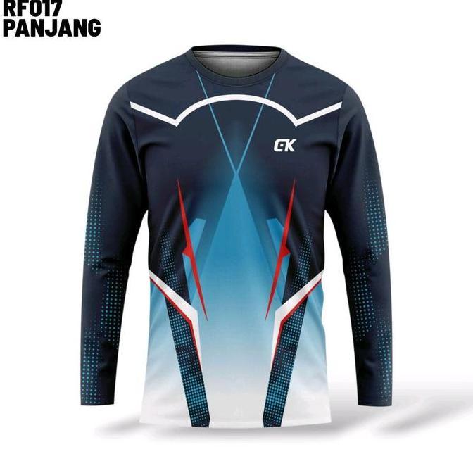 PANGRANGO Kaos Panjang Running Pria Wanita Oblong Training Jersey Olahraga Atasan Volly Gym Batminto