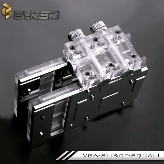TERBARU BYKSKI SLI/CROSSFIRE WATER BLOCK [ACC-VGA-SLI&CF-SQUALL] PROMO