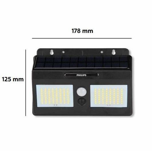 Philips Essential SmartBright Solar Wall Light Large