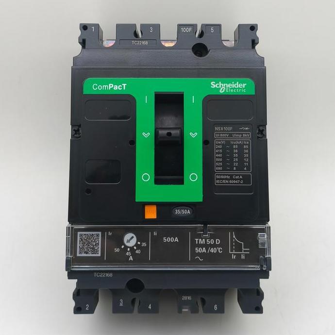 Mccb Breaker Nsx100F 3Pole 50A 36Ka  Breaker Nsx100F 3P 35-50A 50A Nsx100F 3P 50A Harga Spesial