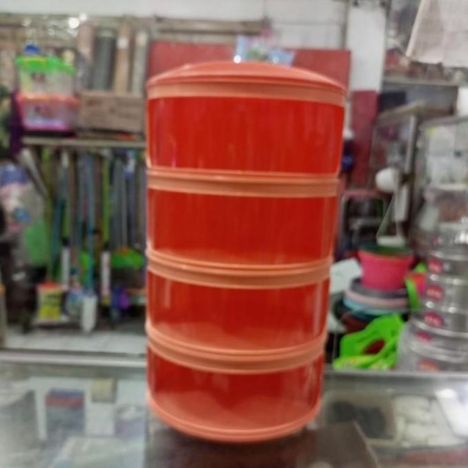 Tempat Penyimpanan Makanan/Tudung Saji 4 Susun/4 Tingkat Ukuran Besar WAR