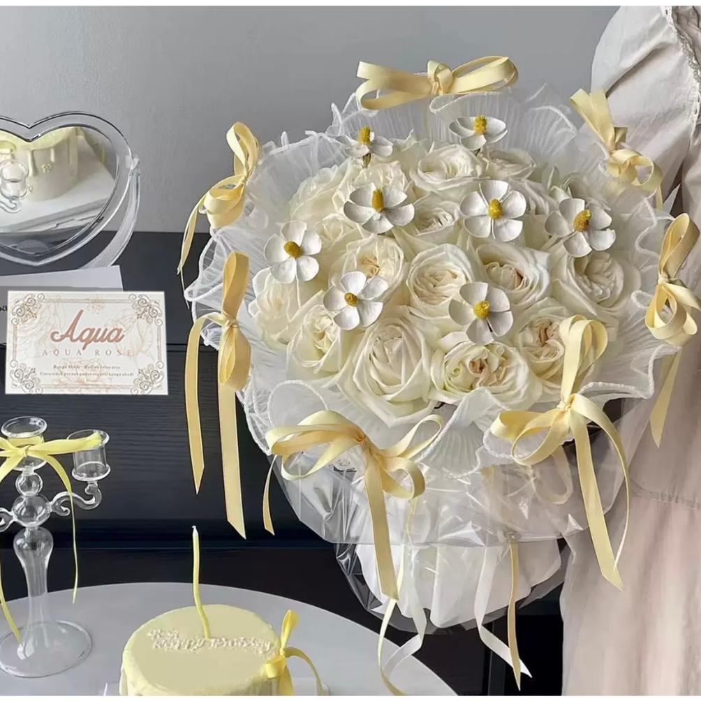 hjg-7 Buket Bunga Mawar Bunga Sabun Hadiah Romantis hadiah buat cewek kado anniversary Aromaterapi V