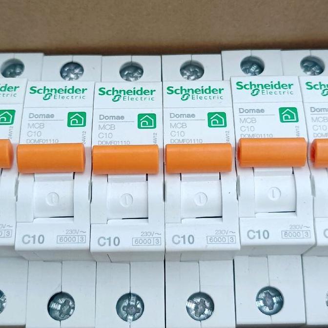 Mcb Schneider 1P C10 Domae 6Ka 10A Ori Schneider Restock