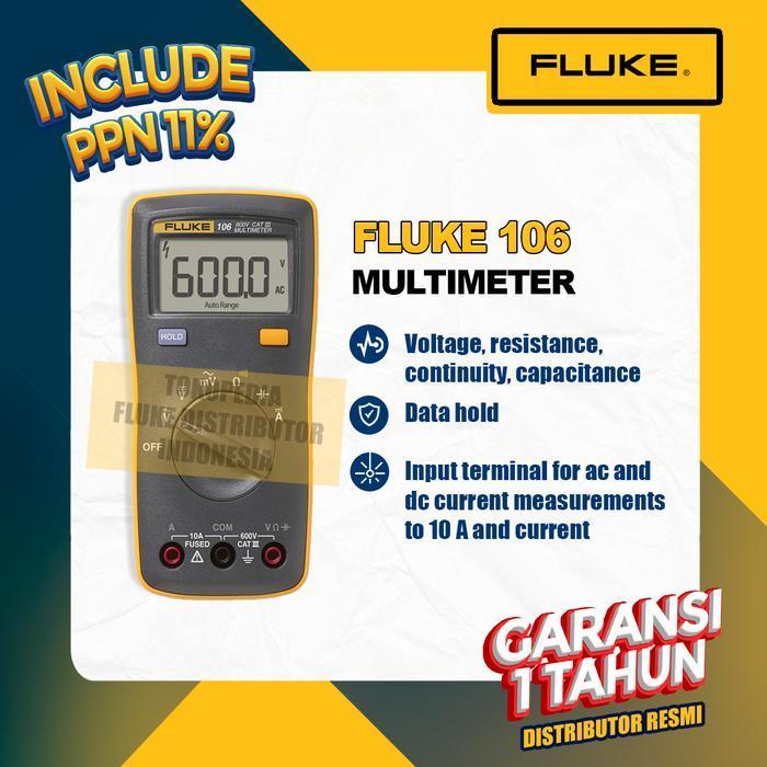 FLUKE DIGITAL MULTIMETER 106